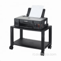 3 ripiani extra larghi con ruote mobili Printer Stand